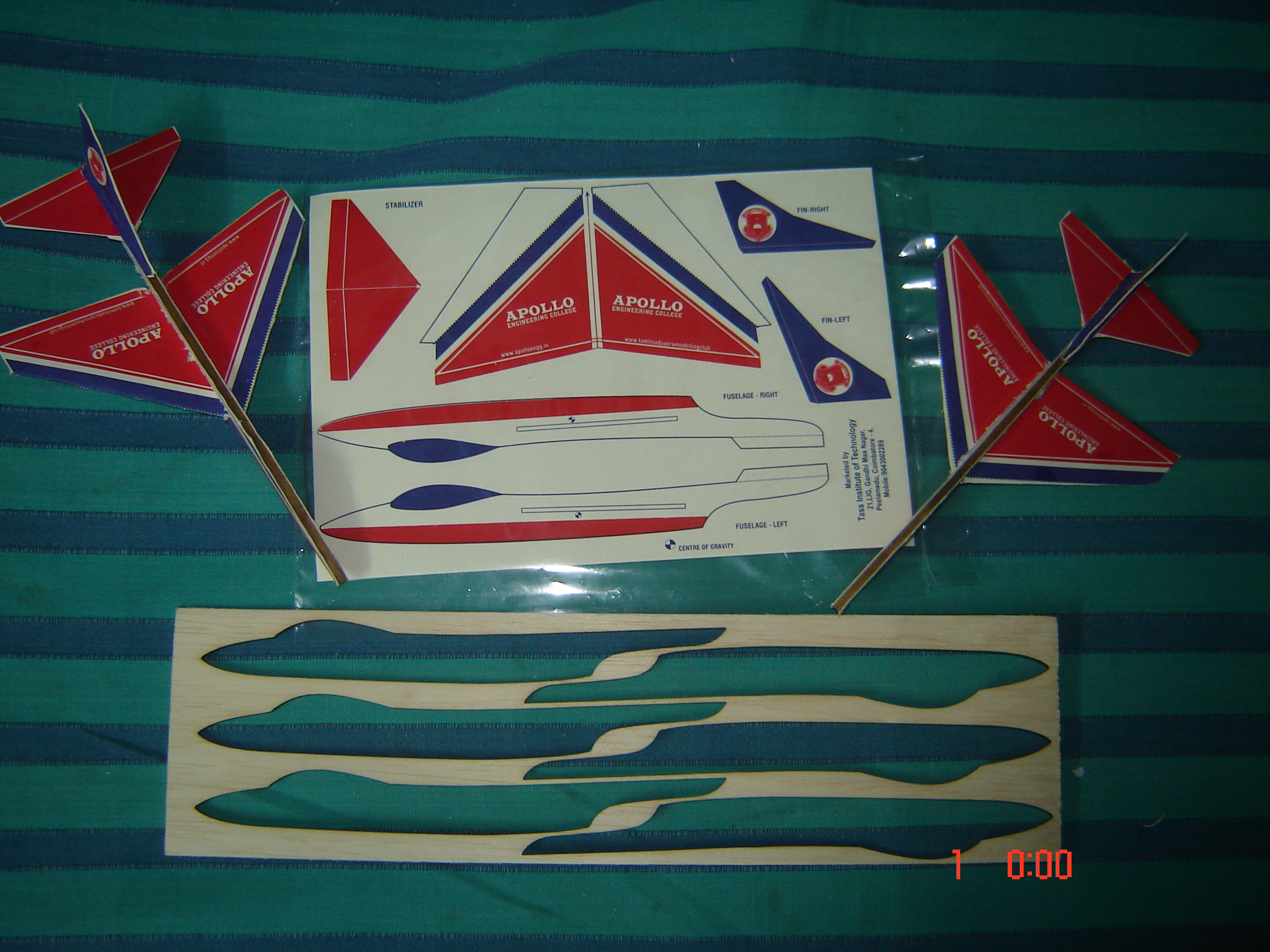 CHUCK GLIDER DELTA MODEL KIT