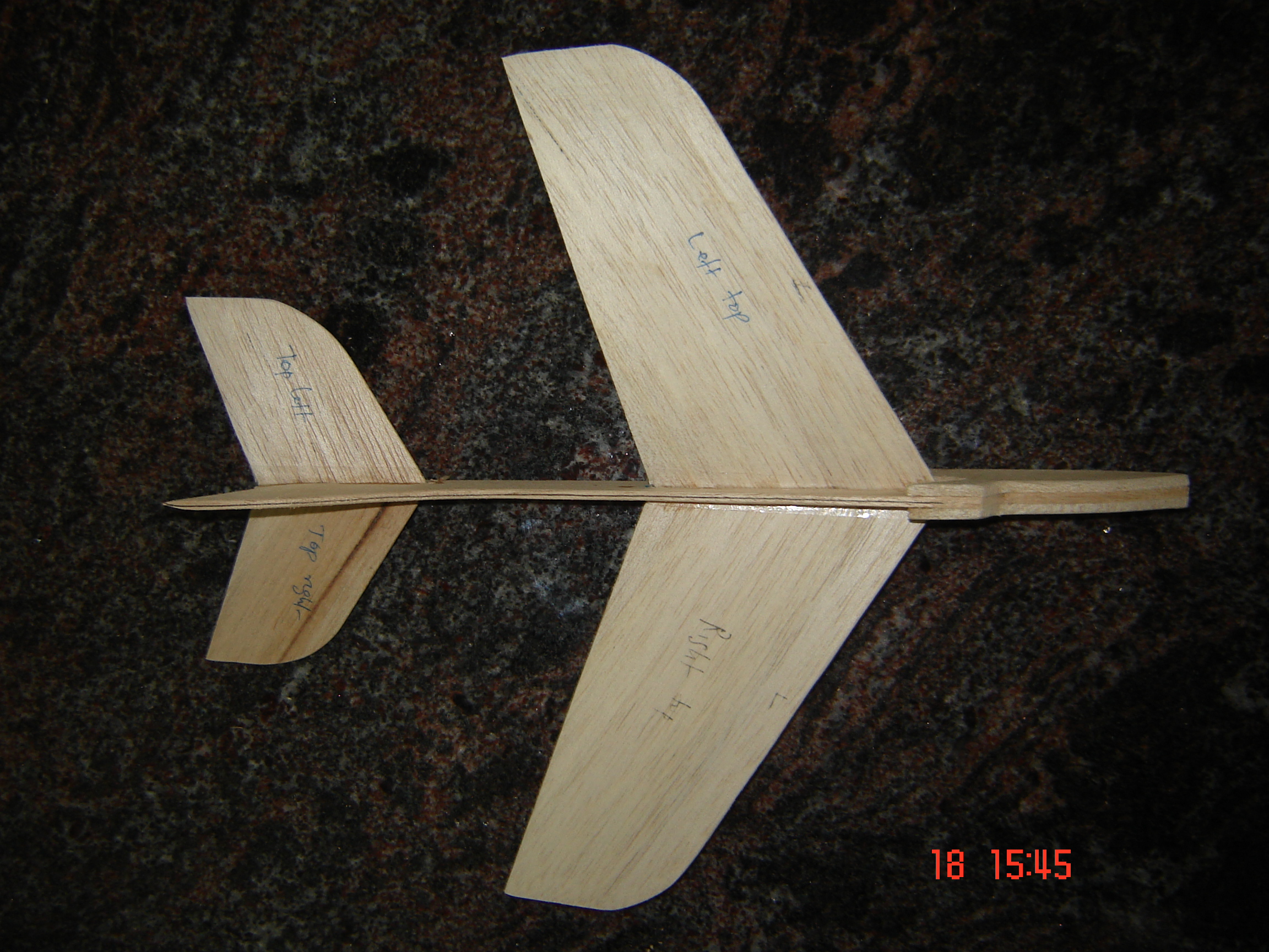 BALSA WOOD CATAPULT/CHUCK GLIDER KIT [PANTHER]